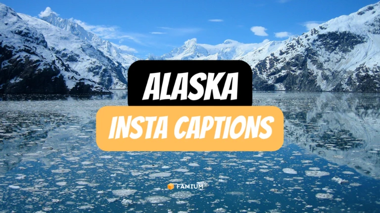 Alaska Instagram Captions